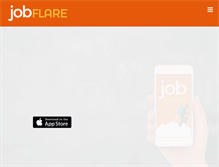 Tablet Screenshot of jobflare.com